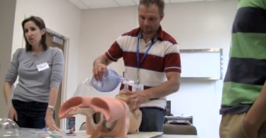 Simulation of a code-blue emergency