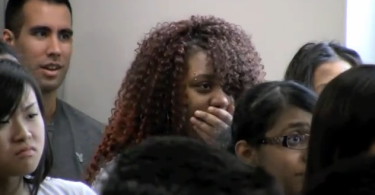 Students scared at P.A.R.T.Y program presentation