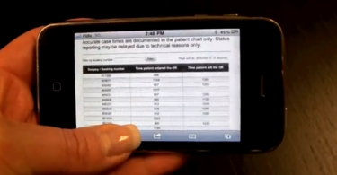 Surgery tracking tool - OR status