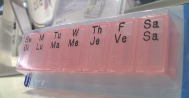 Medication dosettes are handy for travelling