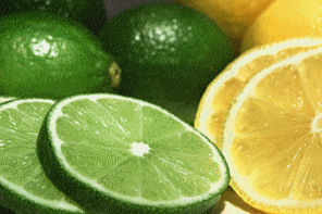 sliced lemons and limes