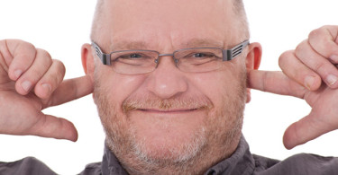A man with Tinnitus