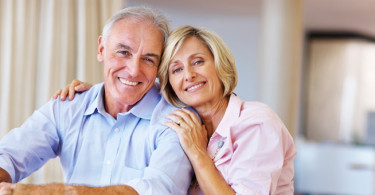 A happy elderly couple