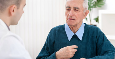 Doctor and elderly patient