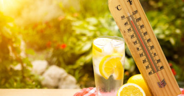 heat wave and lemon water