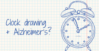 Clock drawing + Alzheimer's?