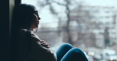 Depressed woman