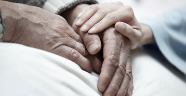 Holding hands
