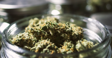 marijuana in a jar