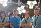 gynecological surgery team