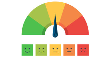 mood scale - happy face to sad face