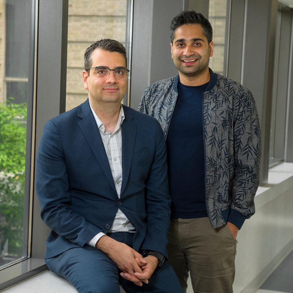 Dr. Peter Giacobbe (left) and Dr. Fahad Alam