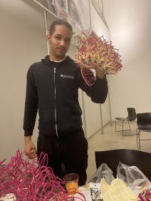 Aaron Hope producing carnival costumes