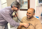 Abdel Rahman has his heart checked by Dr. Amr Moustafa
